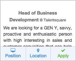 Talentsquare Job Widget