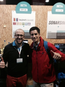 Hugo and Timoté at the Web Summit